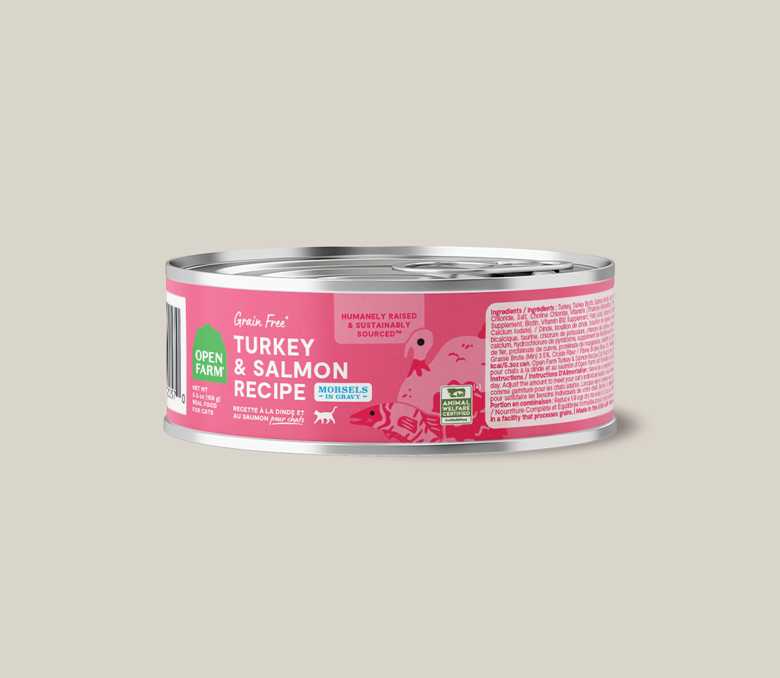 Turkey & Salmon Morsels in Gravy for Cats