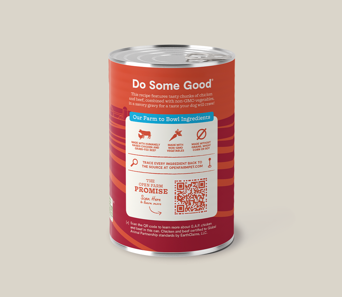 Chicken & Grass-Fed Beef Hearty Stew Wet Dog Food