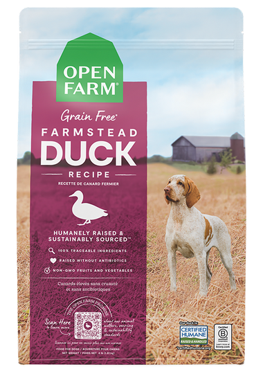 Farmstead Duck Grain-Free Dog Kibble