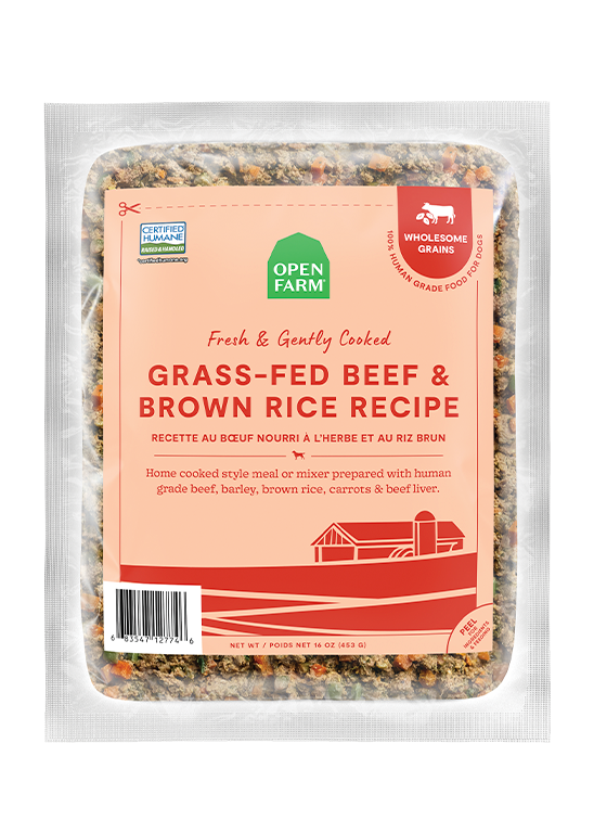 Gently Cooked Grass Fed Beef Brown Rice Recipe Open Farm