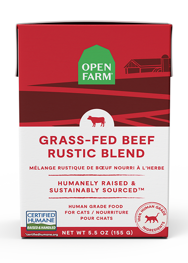 Grass-Fed Beef Rustic Blend Wet Cat Food