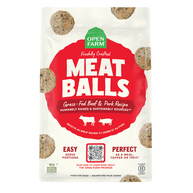 Grass-Fed Beef & Pork Freshly Crafted Meatballs for Dogs