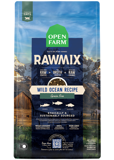 RawMix Wild Ocean Grain-Free Cat Kibble