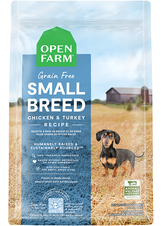 Small Breed Grain Free Dry Dog Food Tailored Nutrition for Pups Open Farm