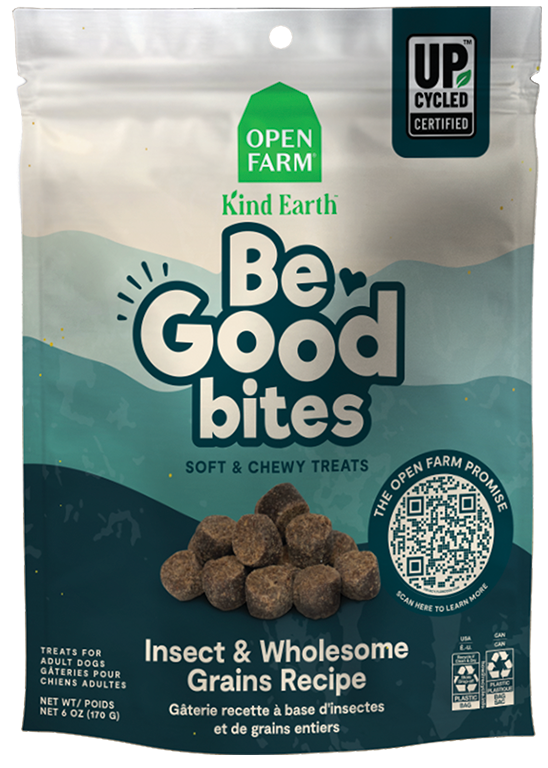 Be Good Bites Insect & Wholesome Grain Treats by Open Farm