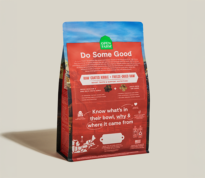 RawMix Great Plains Grain-Free Dog Kibble – Open Farm