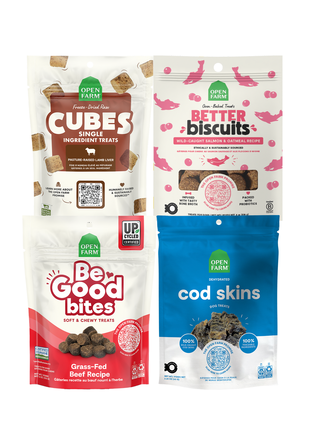 Best Sellers Treats Bundle for Dogs by Open Farm
