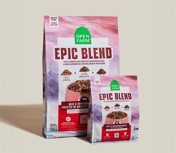 Epic Blend Beef & Superfood Grain-Free Dog Kibble