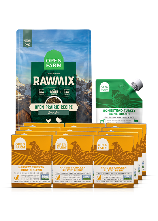 Feline RawMix Plus Bundle by Open Farm