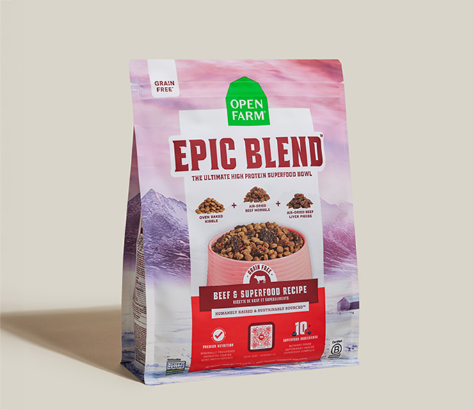 Epic Blend Beef & Superfood Grain-Free Dog Kibble