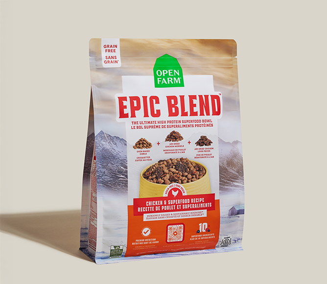 Epic Blend Chicken & Superfood Grain-Free Dog Kibble