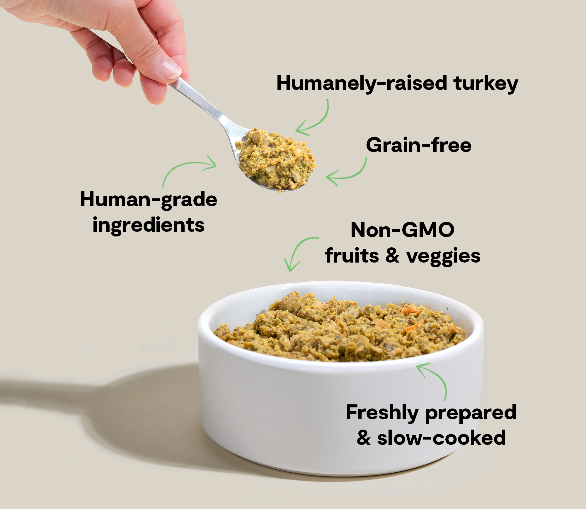 Gently Cooked Ground Turkey for Dogs - Open Farm