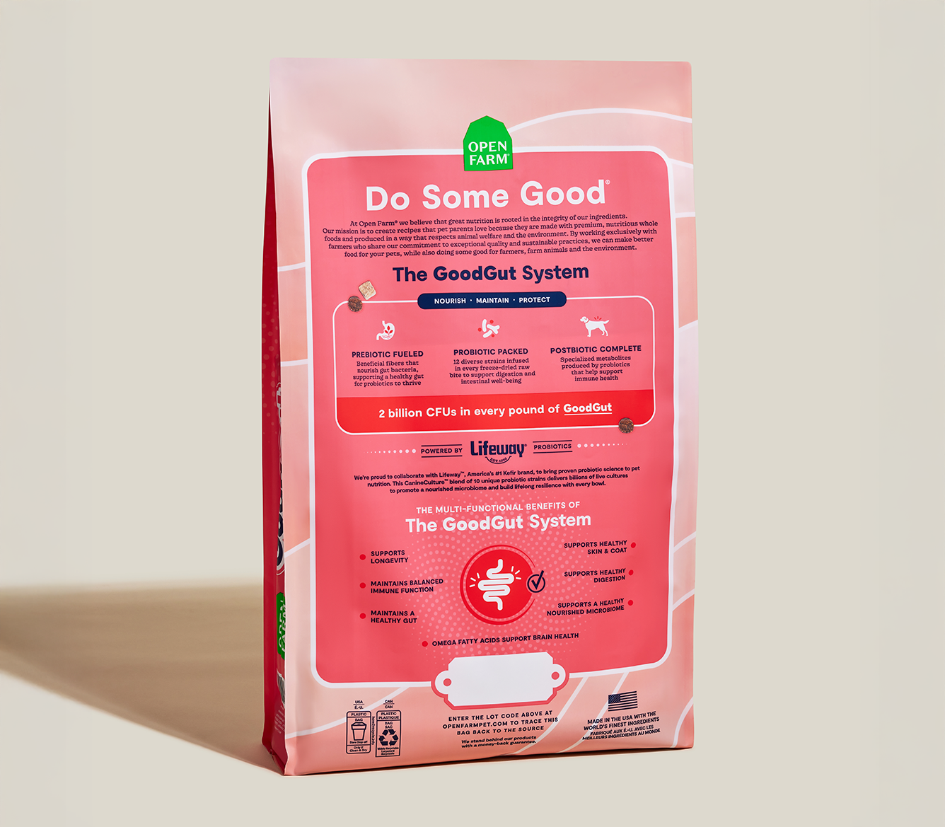 GoodGut Grass-Fed Beef Dog Kibble