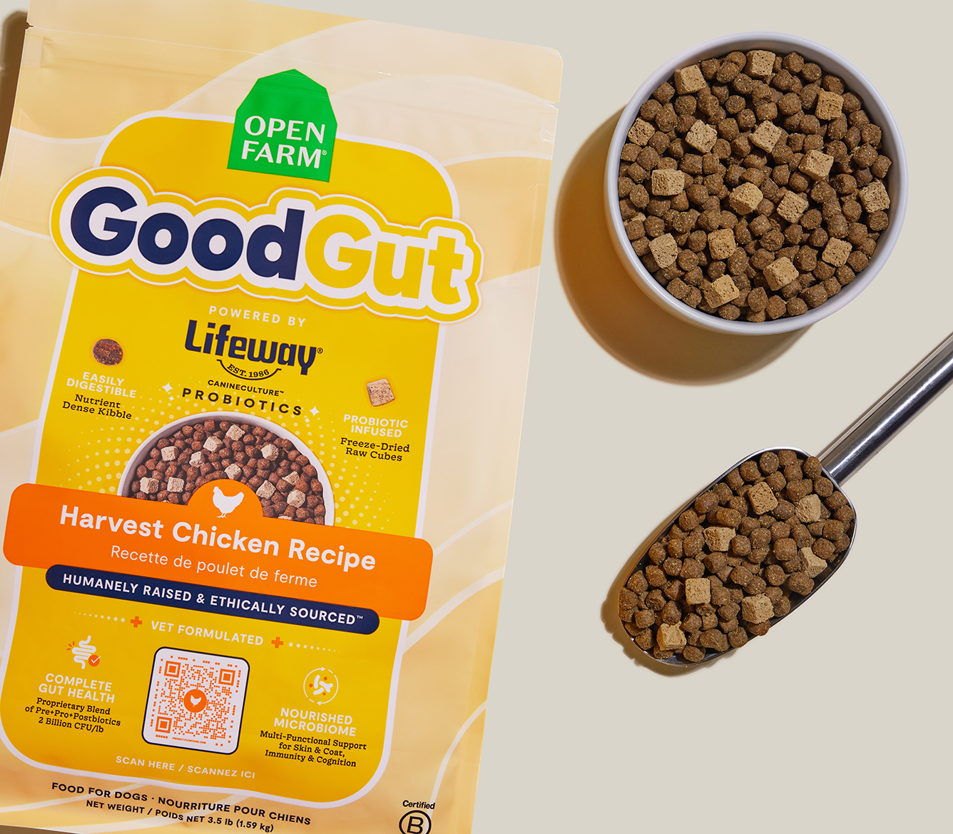 GoodGut Harvest Chicken Dog Kibble