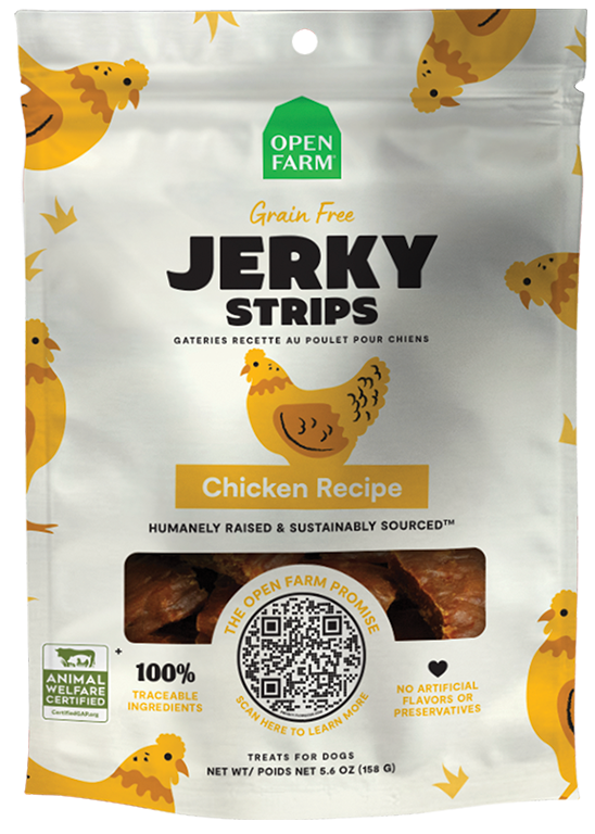 Grain-Free Chicken Jerky Strips by Open Farm