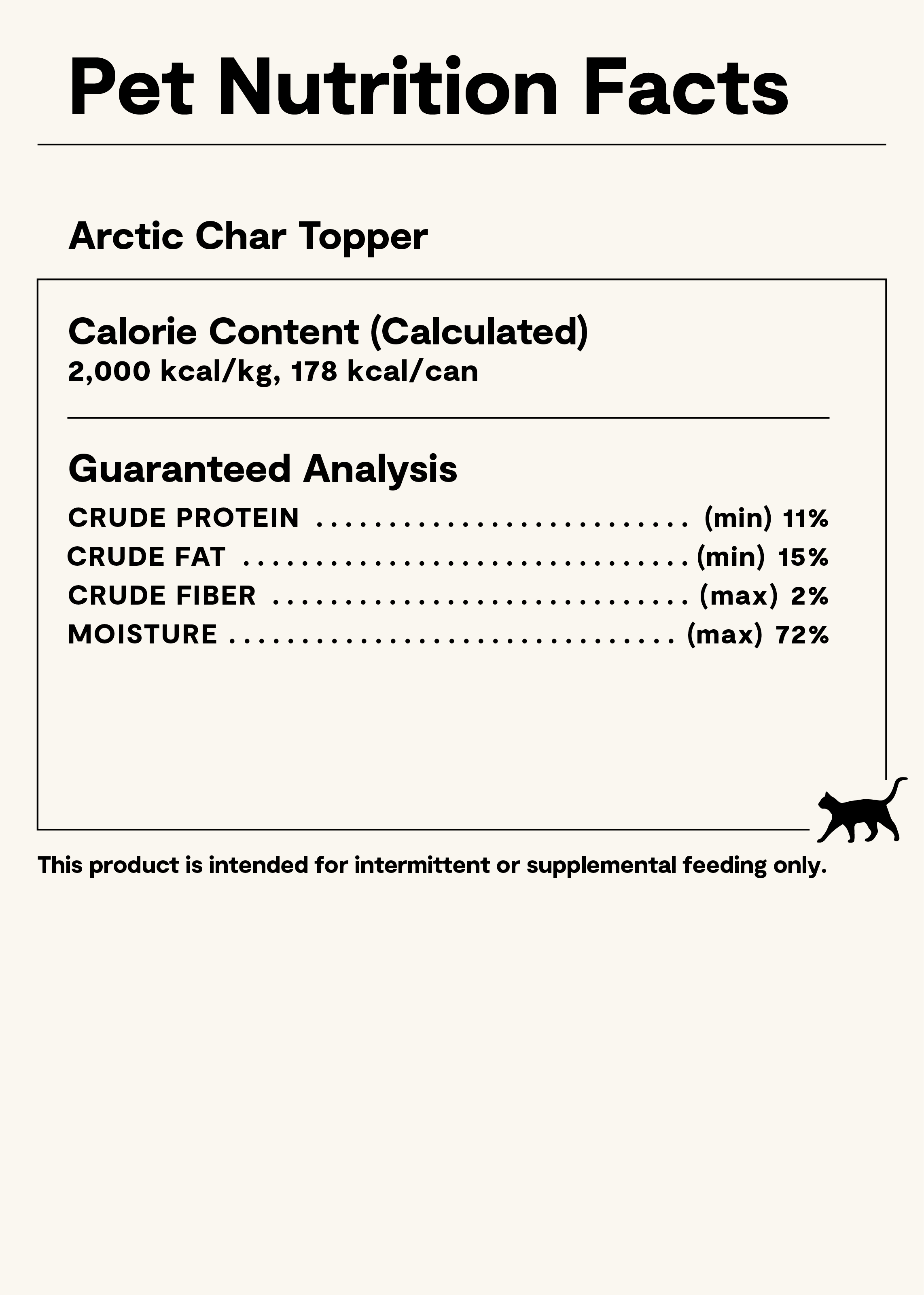 Catz Label Arctic Char Topper for Cats - Open Farm