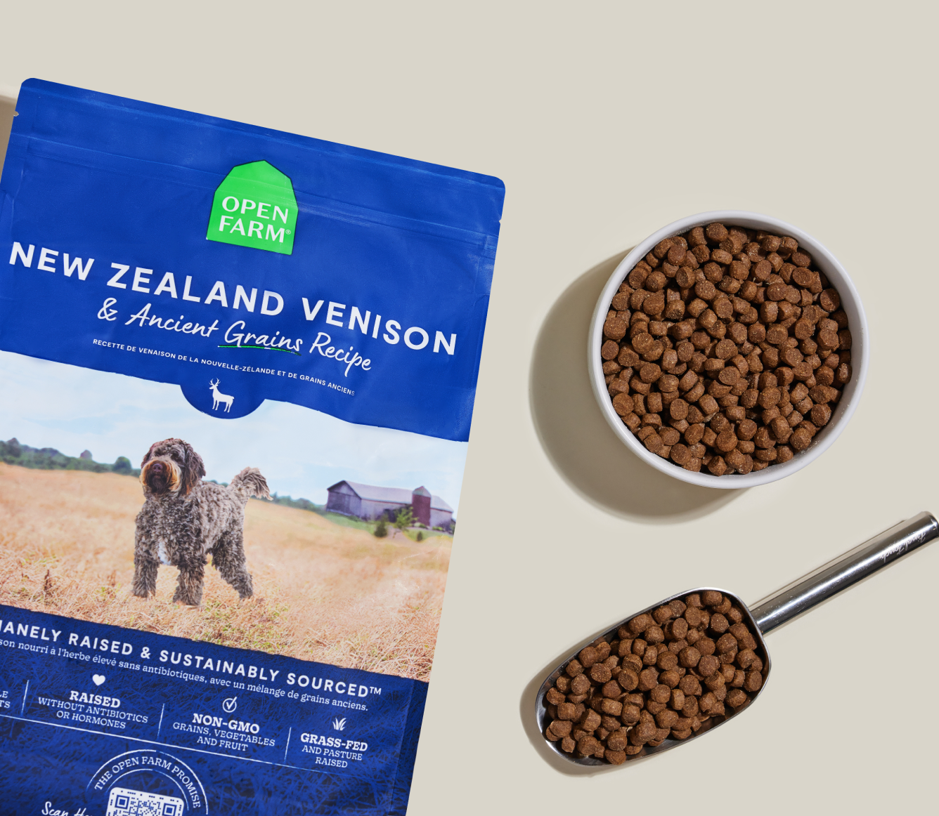 Dog Food Open Farm, Ancient Grains Dry Protein-Rich Nutrient
