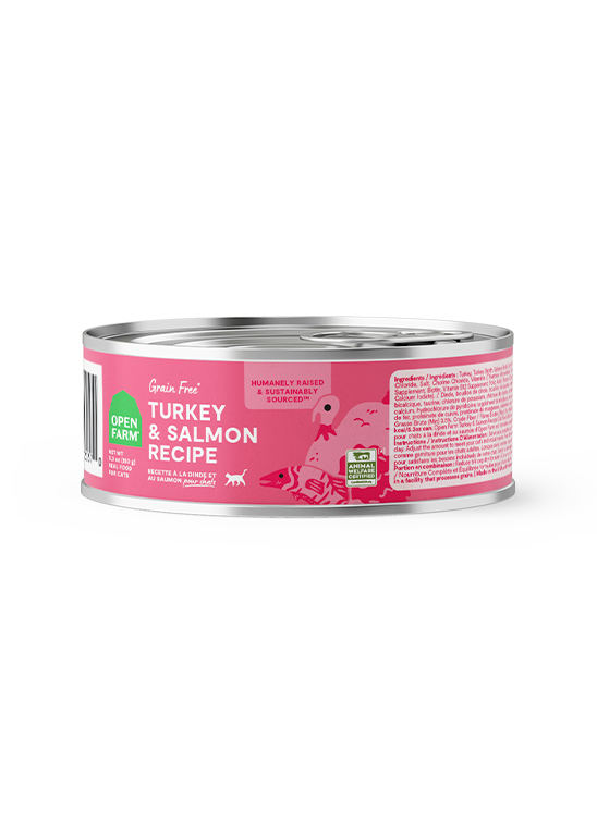 Turkey & Salmon Morsels in Gravy for Cats by Open Farm