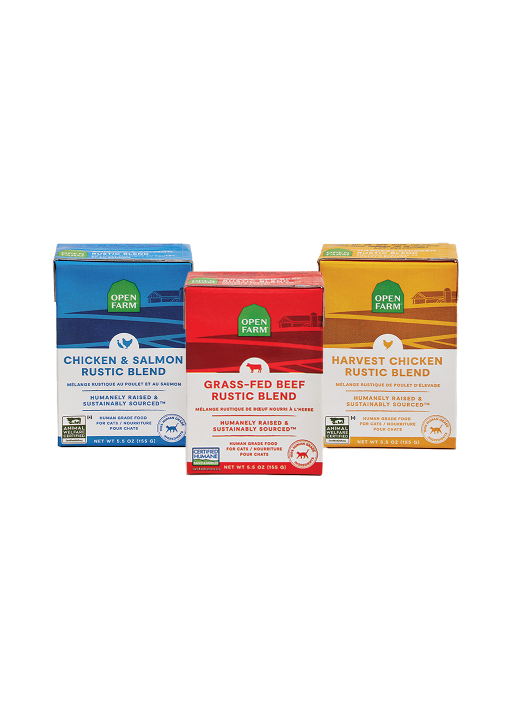 Rustic Blend Variety Pack for Cats by Open Farm