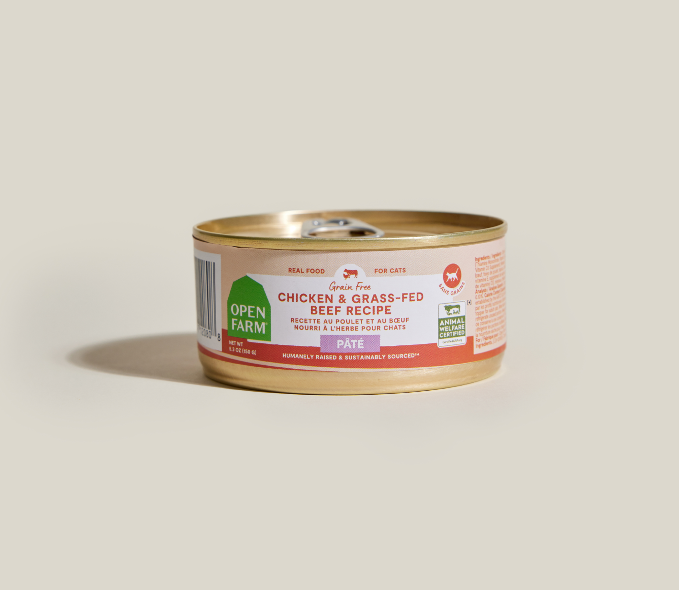 Chicken & Grass-Fed Beef Pâté for Cats