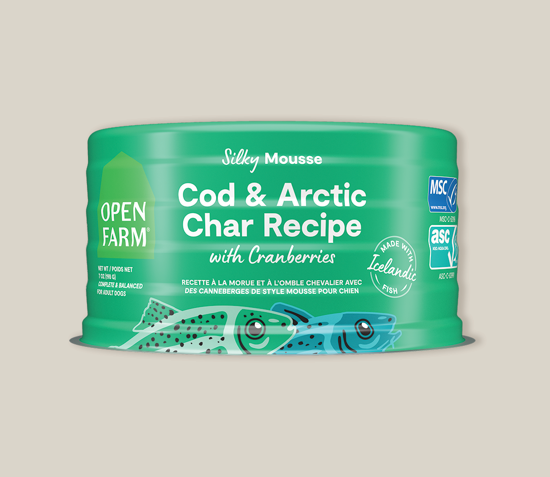 Icelandic Cod & Arctic Char Wet Food for Dogs – Open Farm Icelandic Cod & Arctic Char Wet Food for Dogs – Open Farm