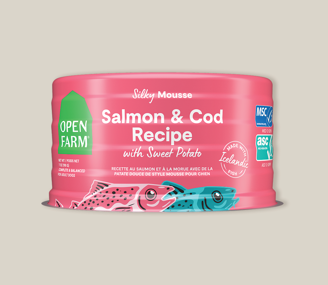 Icelandic Salmon & Cod Wet Food for Dogs – Open Farm Icelandic Salmon & Cod Wet Food for Dogs – Open Farm