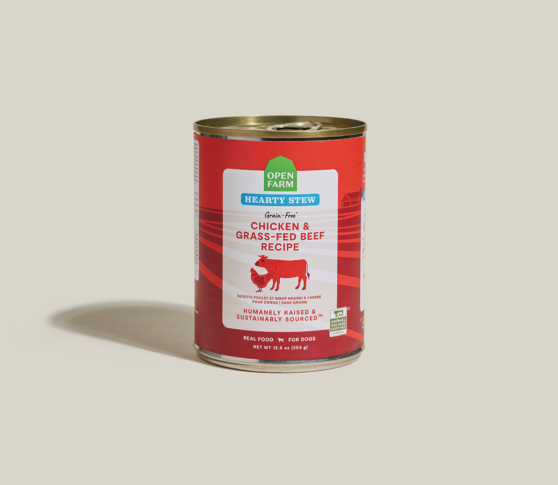 Chicken & Grass-Fed Beef Hearty Stew Wet Dog Food – Open Farm Chicken & Grass-Fed Beef Hearty Stew Wet Dog Food – Open Farm