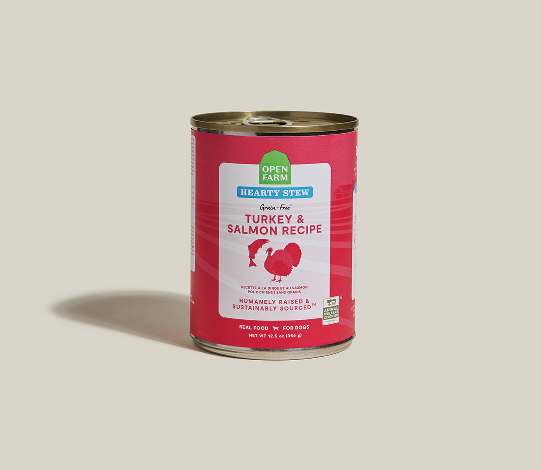 Turkey & Salmon Hearty Stew Wet Dog Food – Open Farm