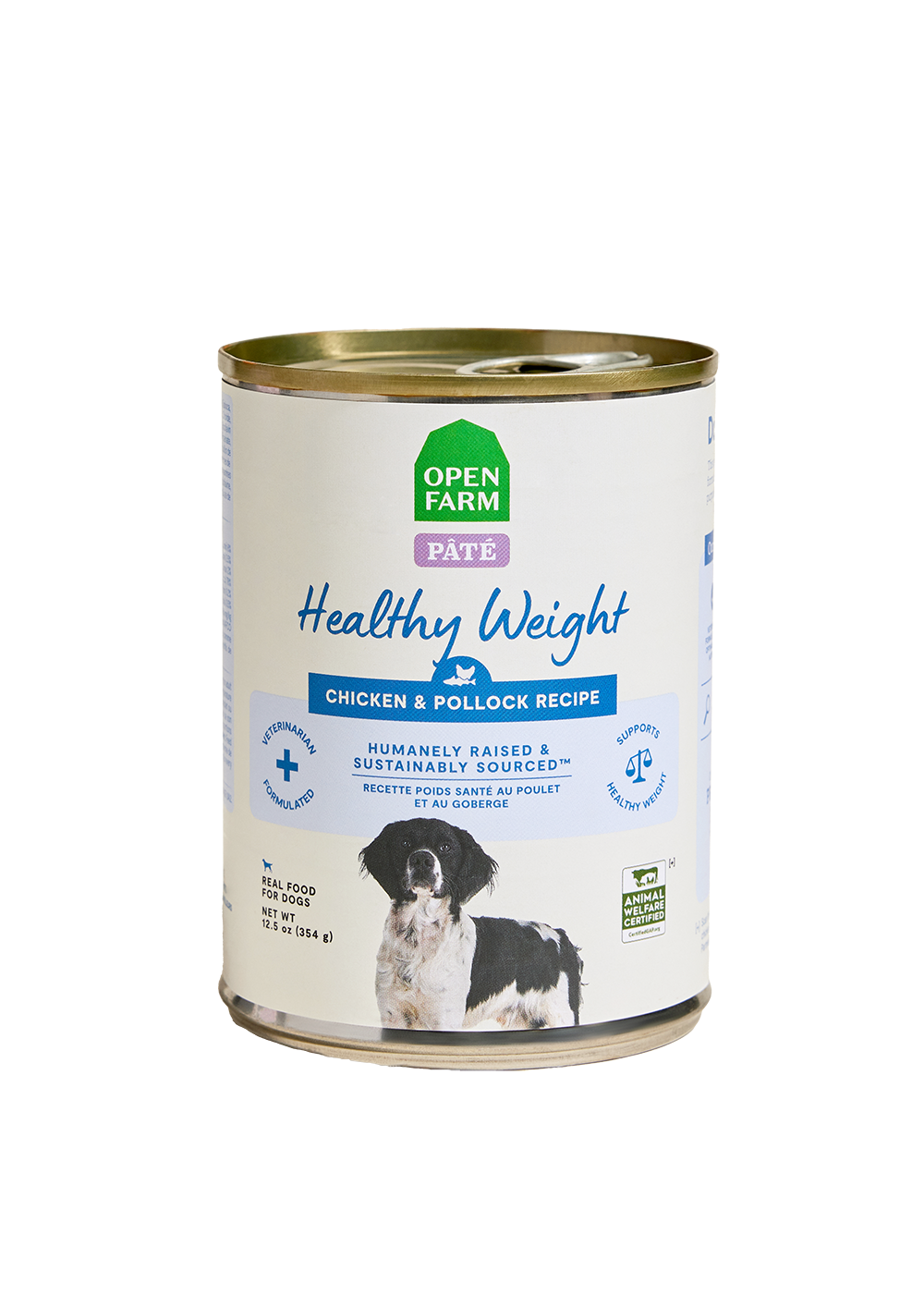 Chicken & Pollock Healthy Weight Pâté for Dogs by Open Farm