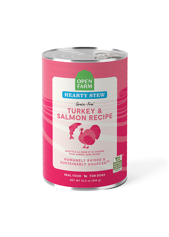 Turkey & Salmon Hearty Stew Wet Dog Food by Open Farm