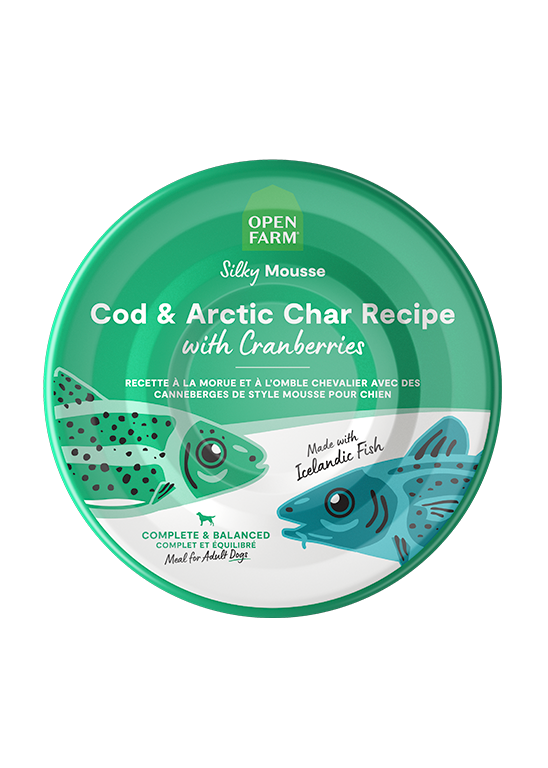 Icelandic Cod & Arctic Char Wet Food for Dogs by Open Farm