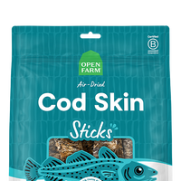 Icelandic Air-Dried Cod Skins Dog Treat Sticks