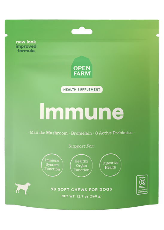 Immune Supplement Chews for Dogs by Open Farm