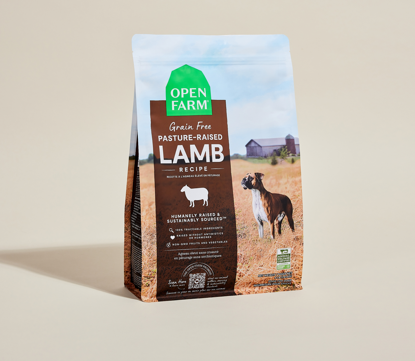 Open Farm Best Yeast Free Dog Food Grain-Free Lamb Dry Dog