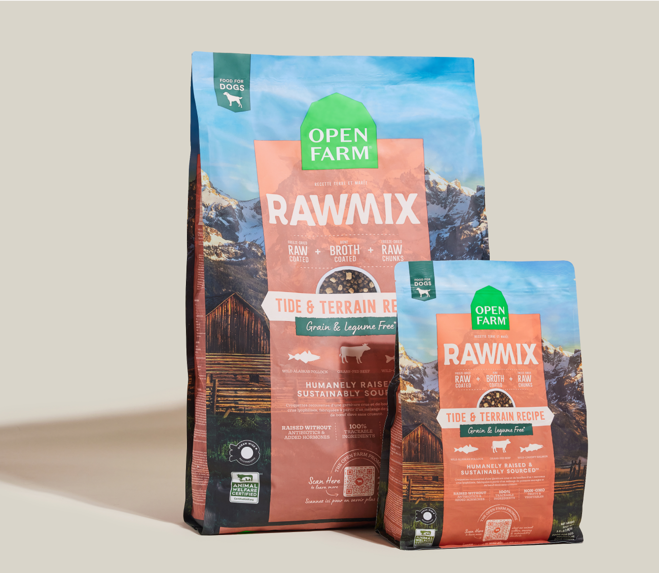RawMix Tide & Terrain Grain-Free Dog Kibble