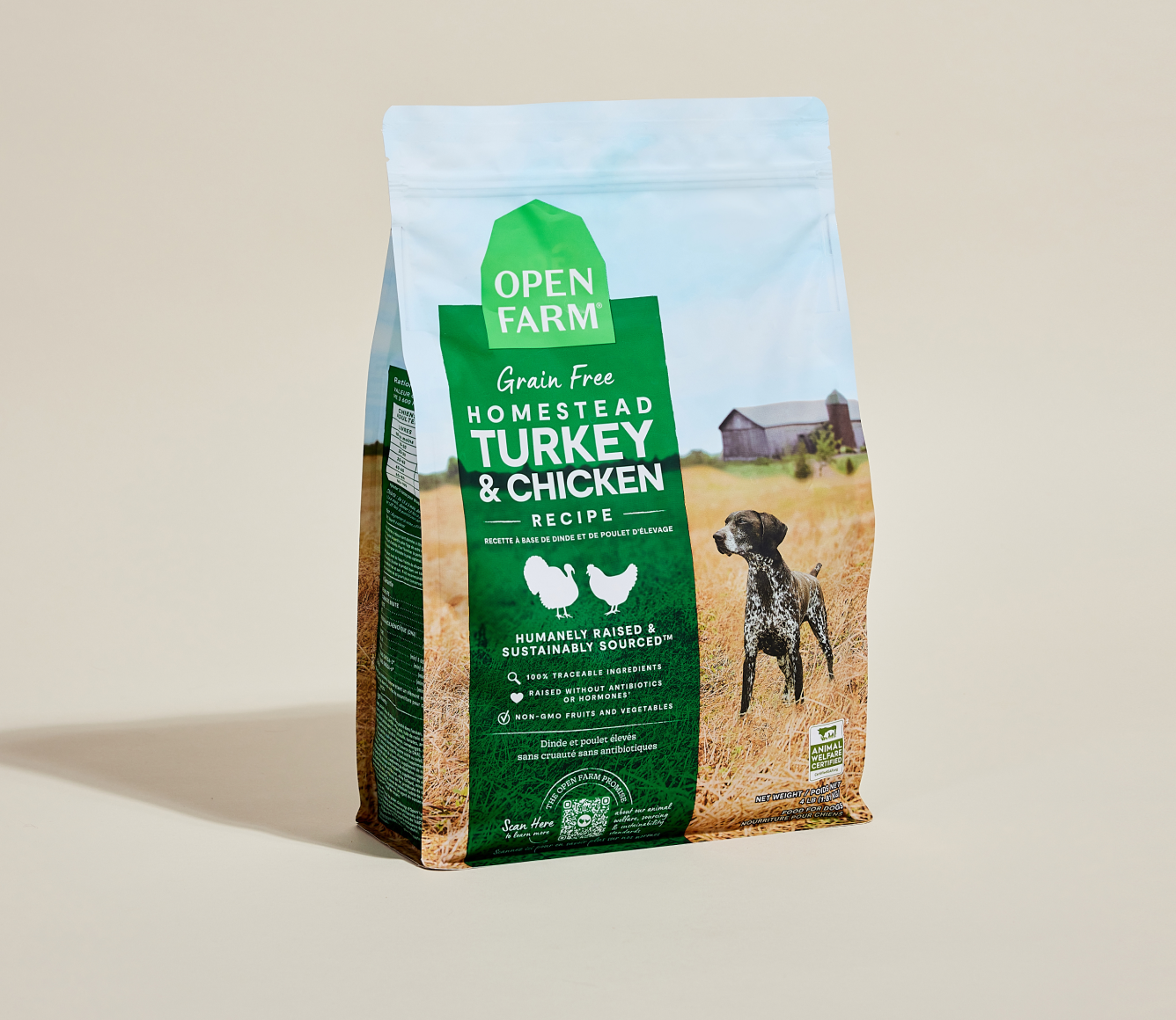 Open Farm Homestead Turkey & Chicken Grain-Free Dog Kibble