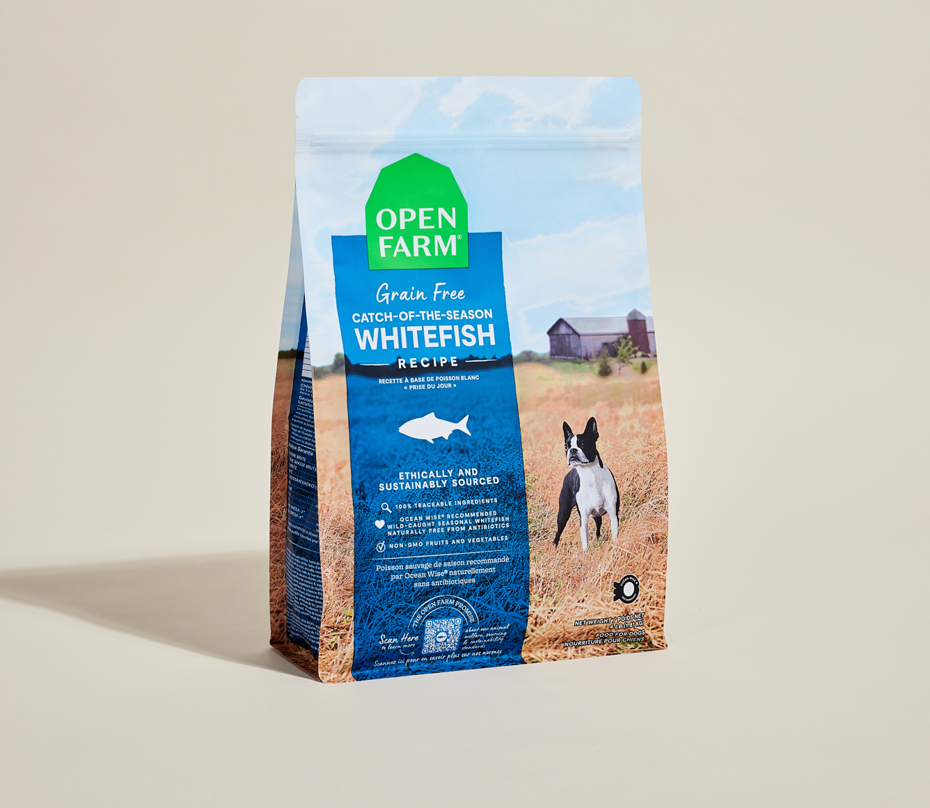 Grain-Free Whitefish Dry Dog Food | Premium Fish Protein | Open Farm