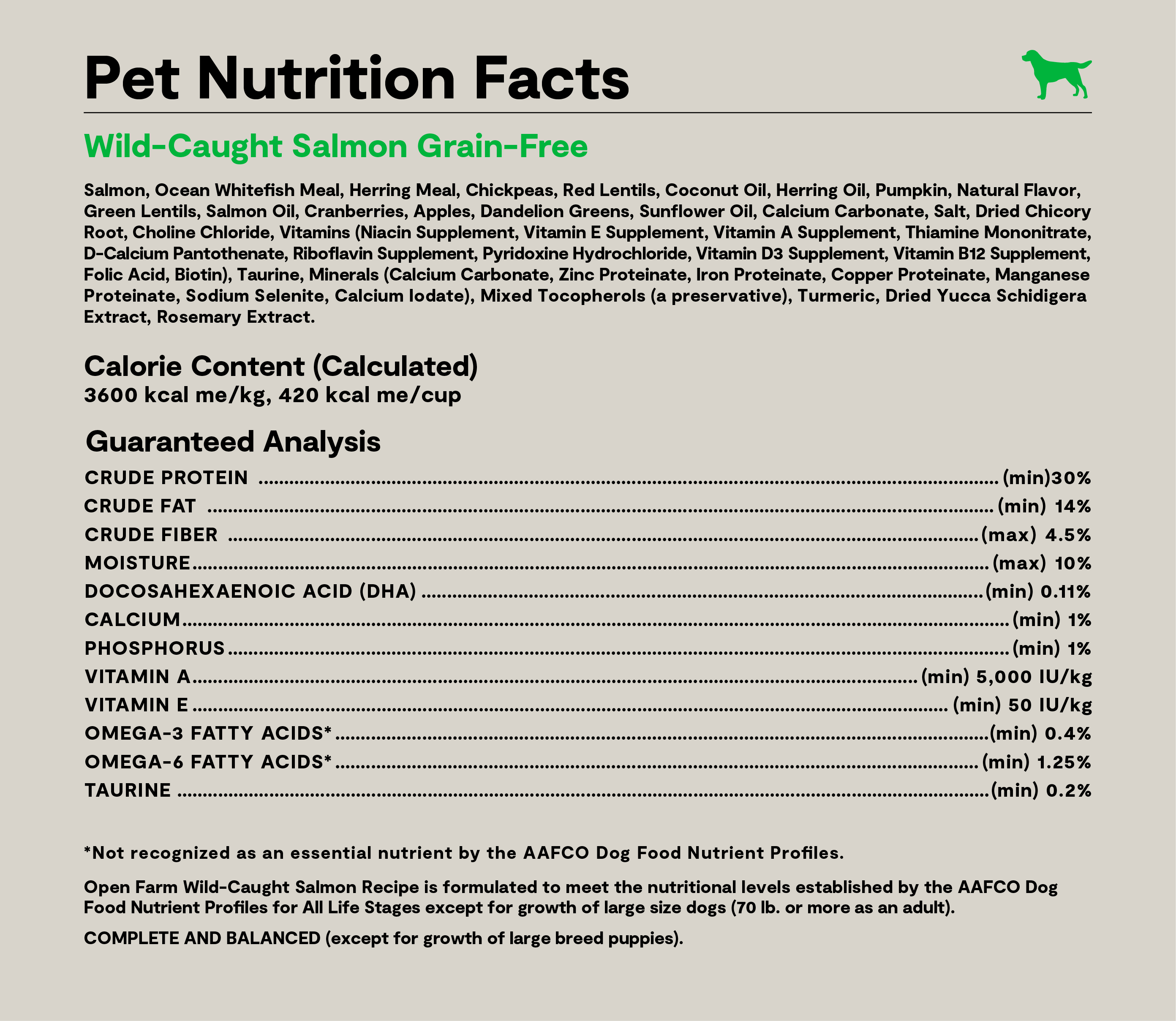 Wild-Caught Salmon Grain-Free Dog Kibble