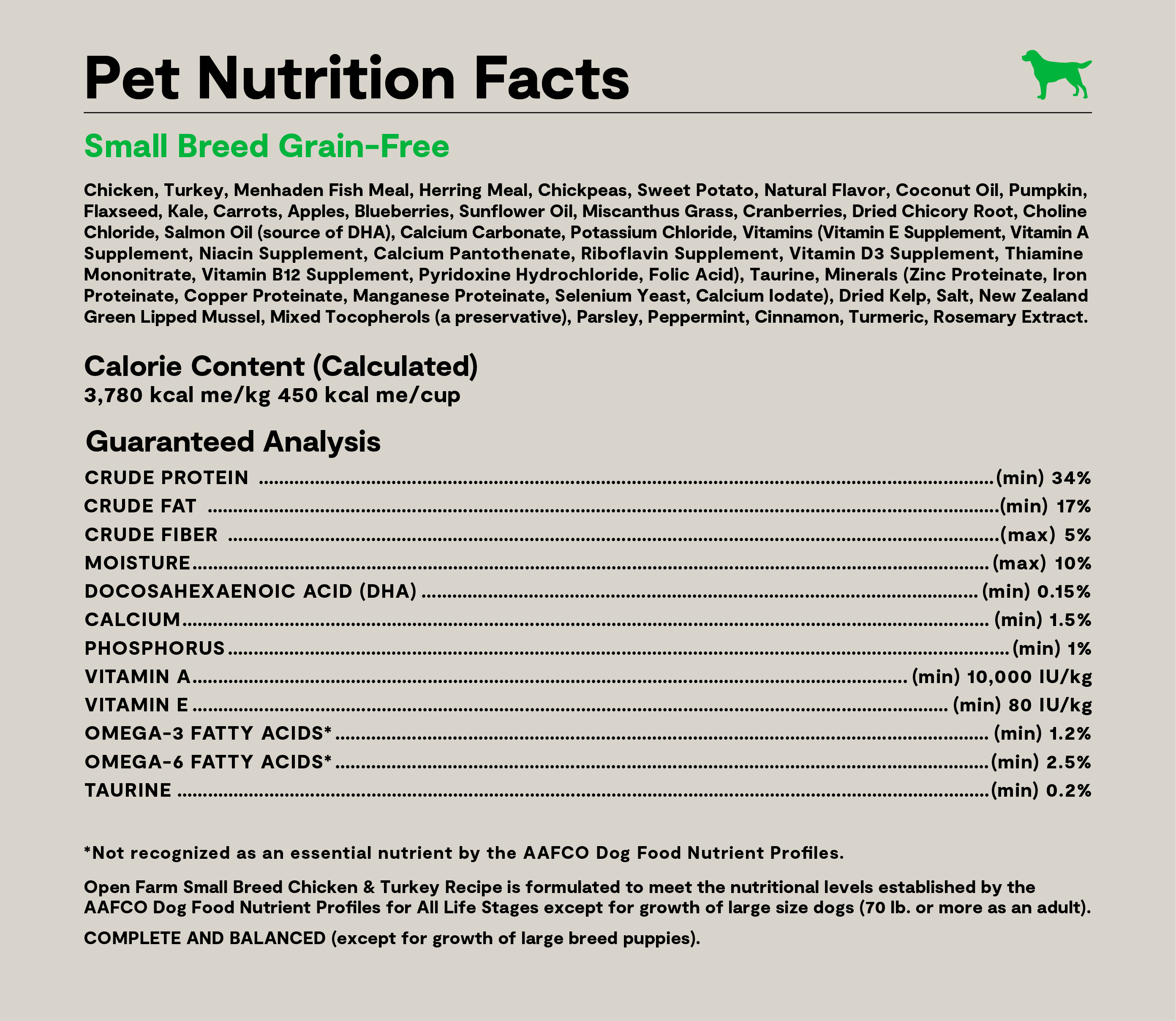 Small Breed Grain-Free Dog Kibble