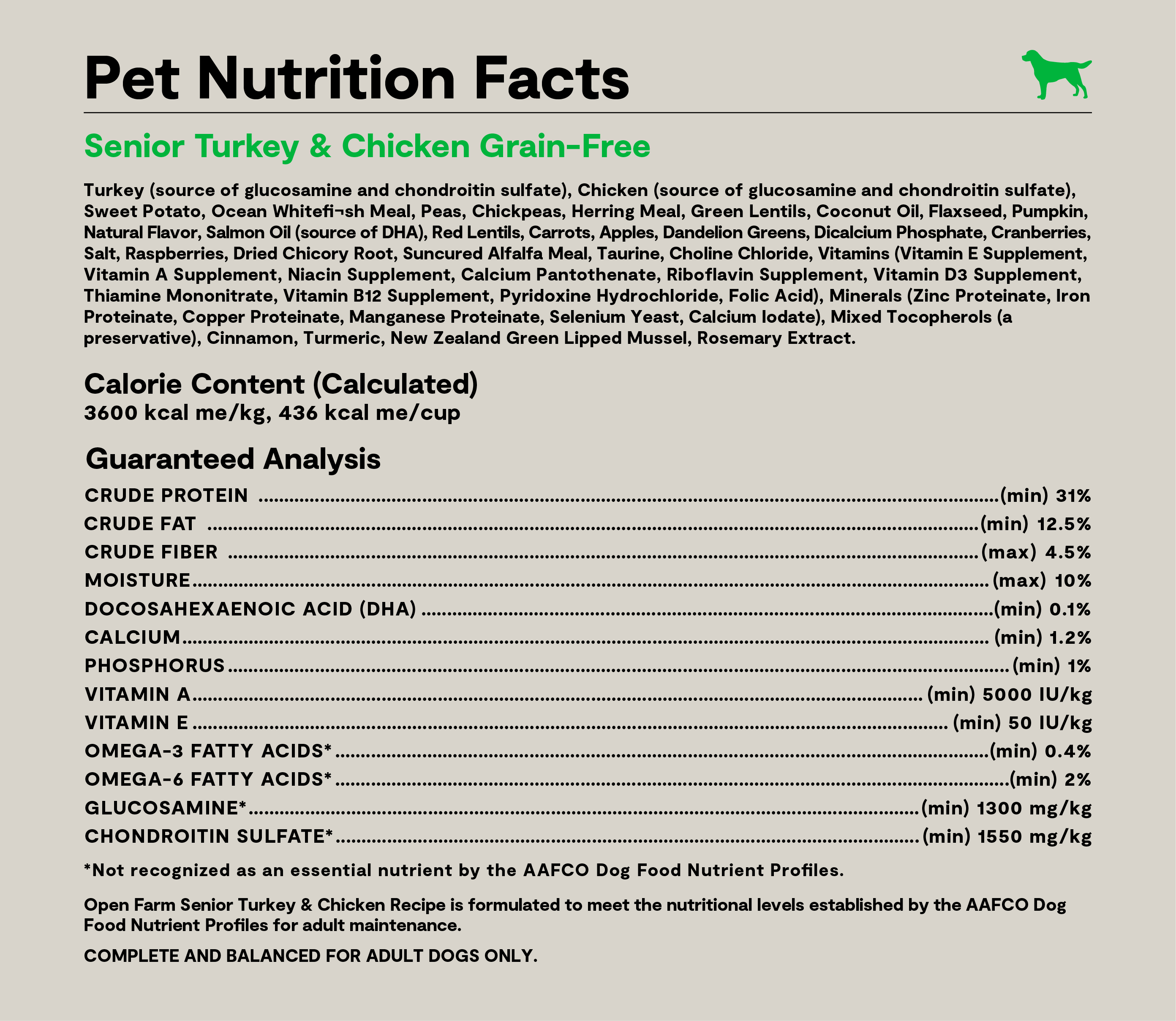 Senior Grain-Free Dog Kibble