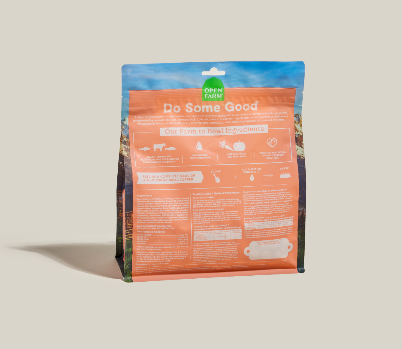 RawMix Tide & Terrain Freeze Dried Raw - Open Farm RawMix Tide & Terrain Freeze Dried Raw - Open Farm