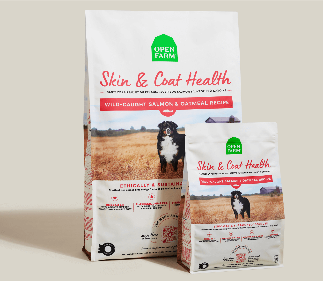 Salmon & Oatmeal Skin & Coat Health Dog Kibble