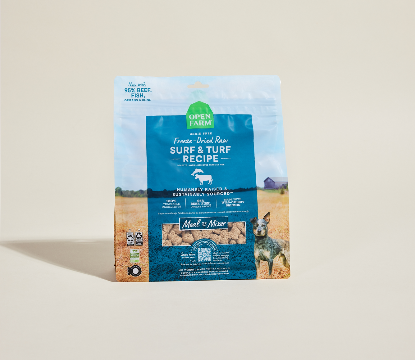 Open Farm Freeze Dried Raw Dog Food Surf & Turf / 3.5 oz