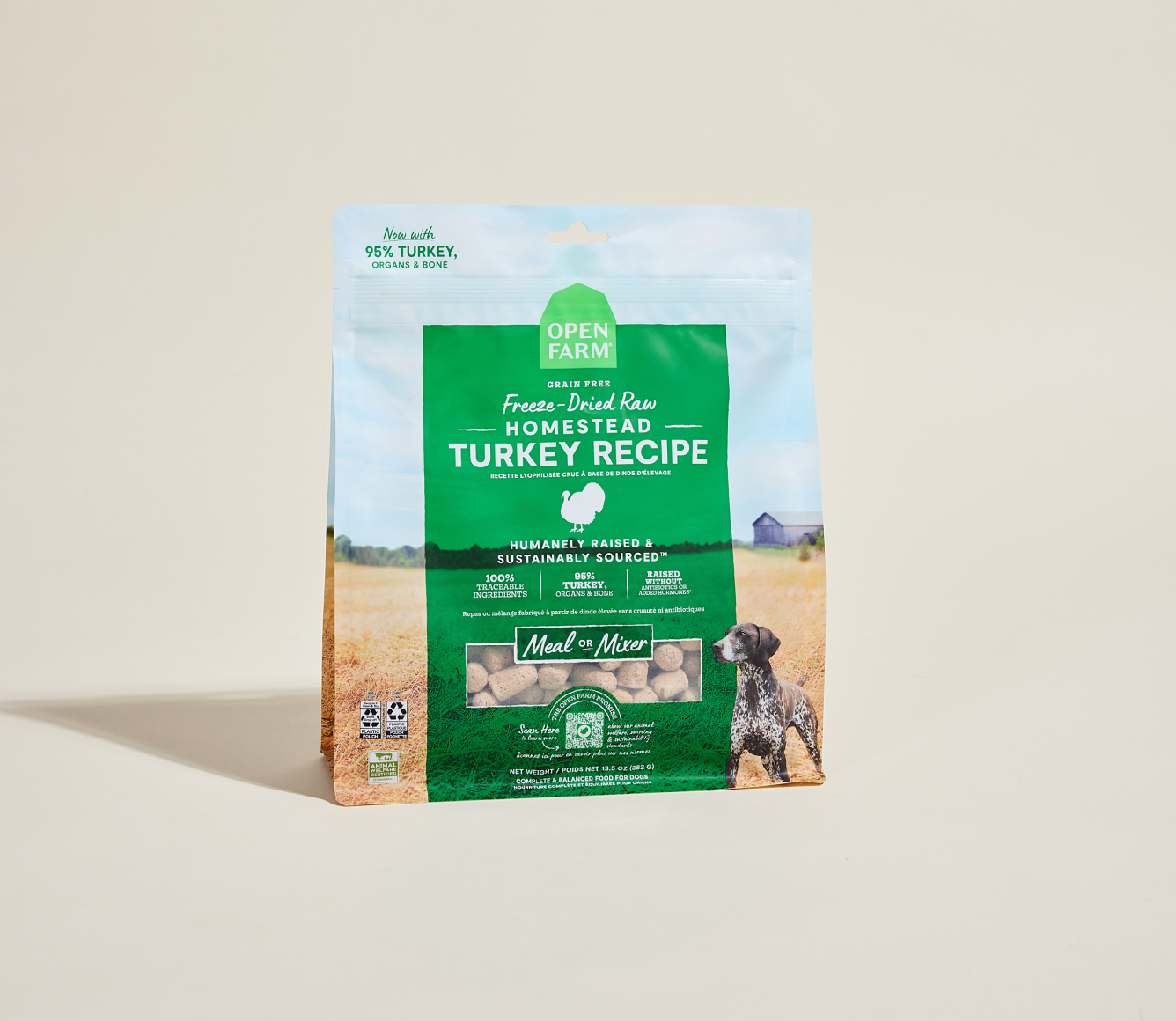Turkey Freeze-Dried Raw Dog Food Topper - Open Farm Turkey Freeze-Dried Raw Dog Food Topper - Open Farm