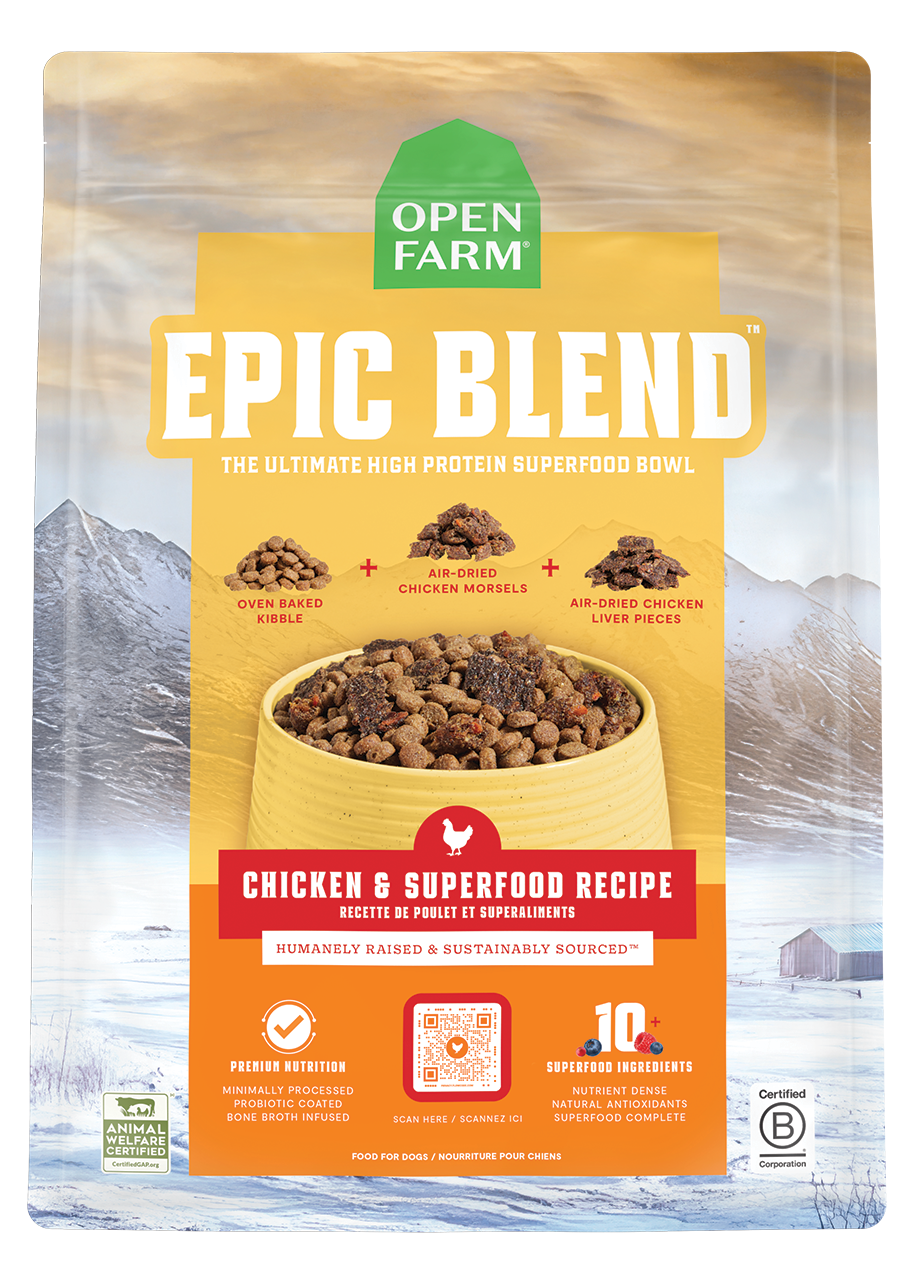 Open Farm Epic Blend Chicken & Superfood Recipe by Open Farm