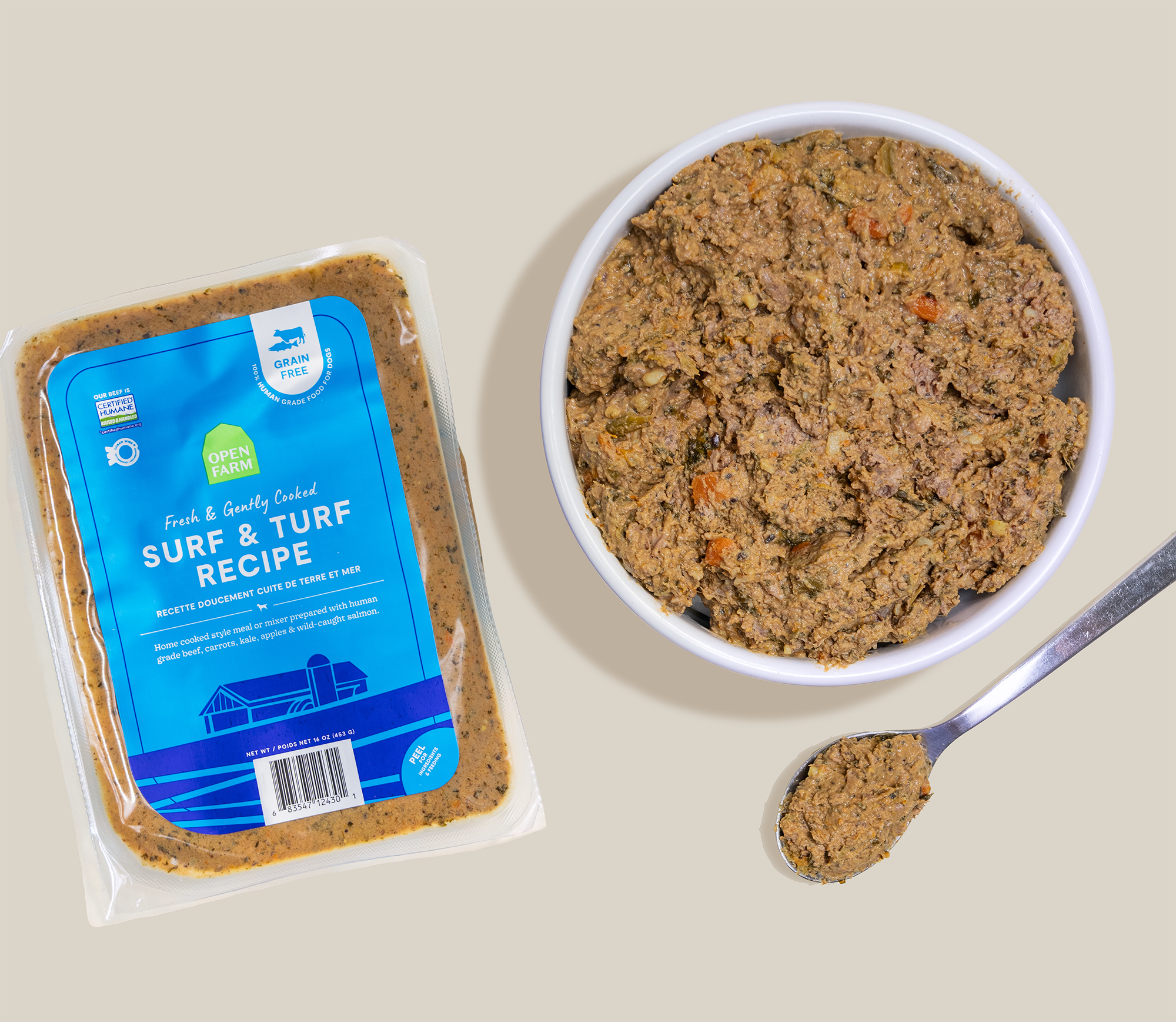 Surf & Turf Gently Cooked Dog Food - Open Farm Surf & Turf Gently Cooked Dog Food - Open Farm