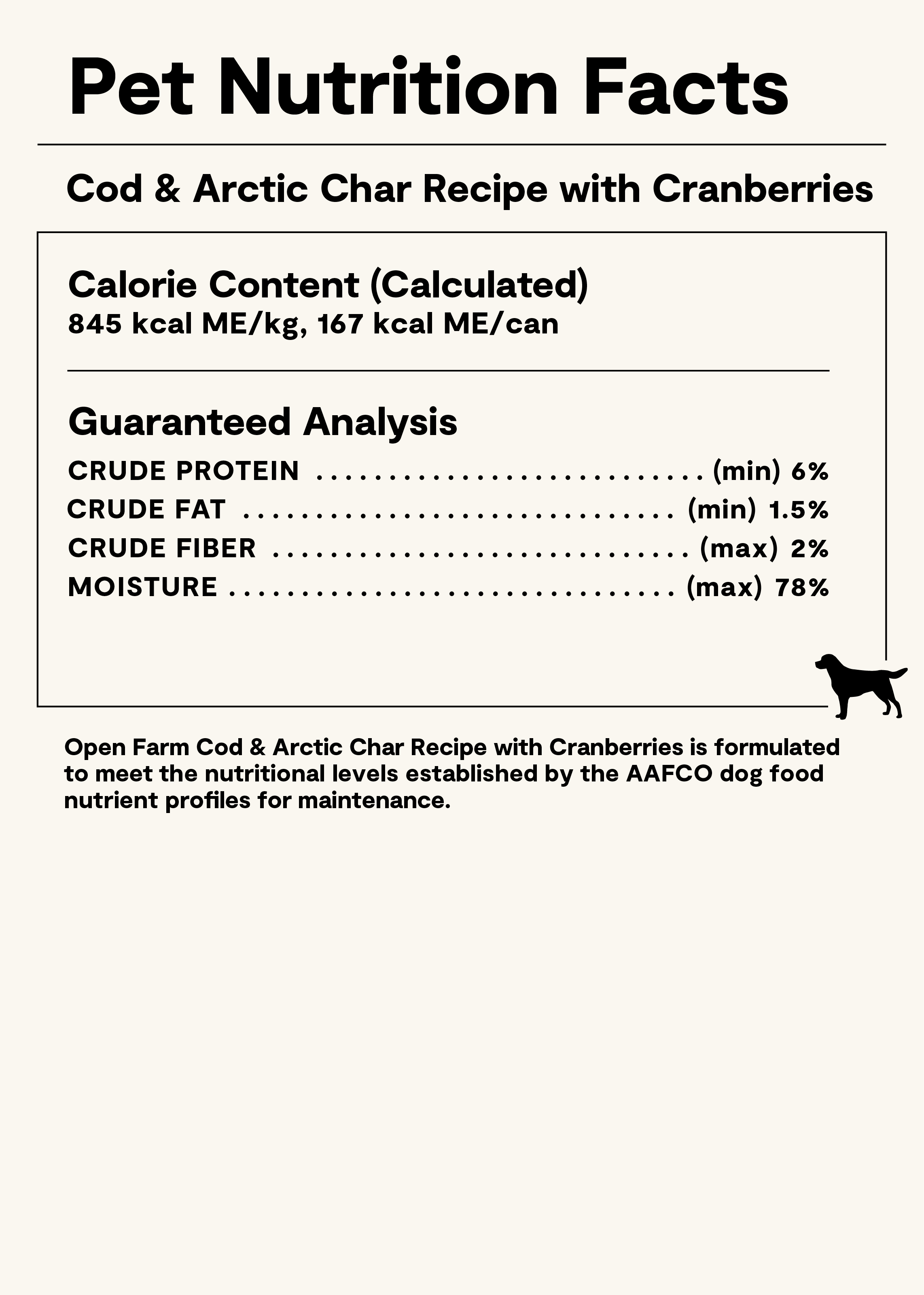 Icelandic Cod & Arctic Char Wet Food for Dogs – Open Farm