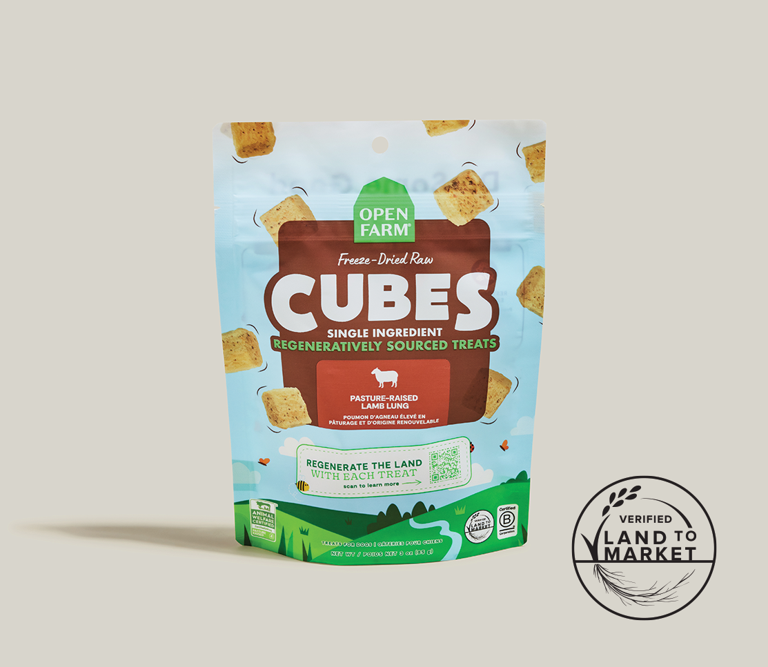 Freeze Dried Raw Regeneratively Sourced Lamb Lung Treat