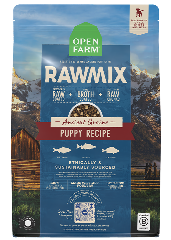 RawMix Ancient Grains Puppy Kibble by Open Farm