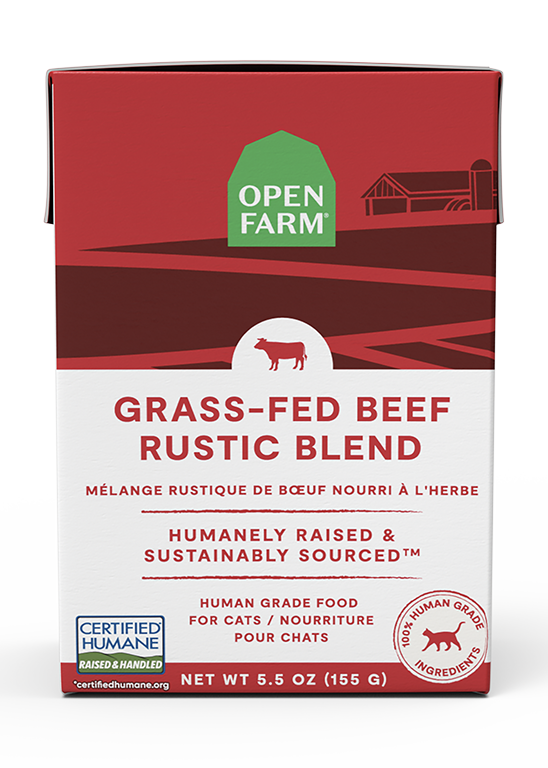 Grass-Fed Beef Rustic Blend Wet Cat Food by Open Farm
